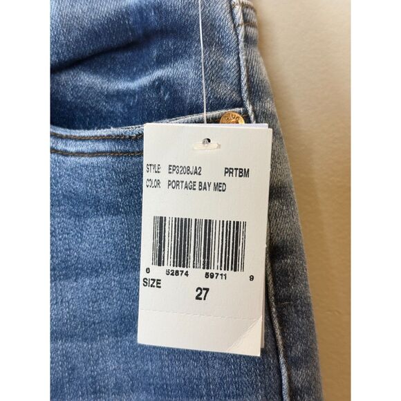 STS Blue Drew High Rise Straight Leg Jeans Women's Size 27 Medium Wash Casual - Picture 7 of 8